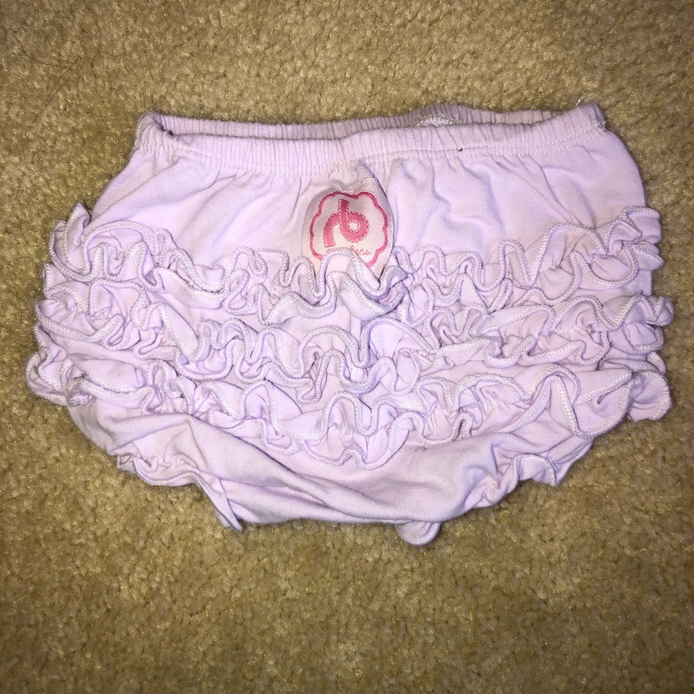 Ruffle Buns Lavender Diaper Cover 0-3 months